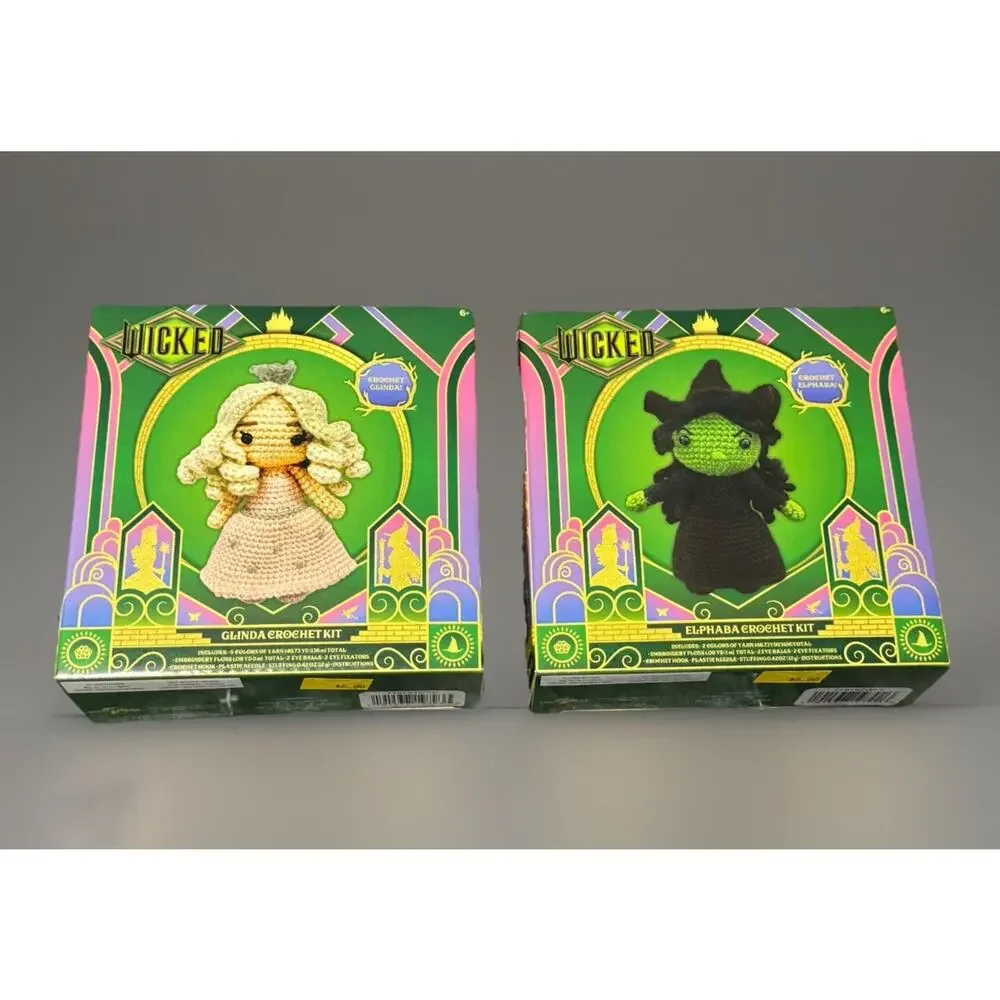 🔥Wicked Crochet Kit Bundle - Glenda & Elphaba BNWT🔥